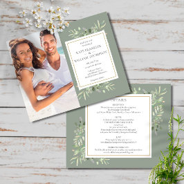 Lámina Boda De Fotografía Ecológico De Un Solo Presupuest