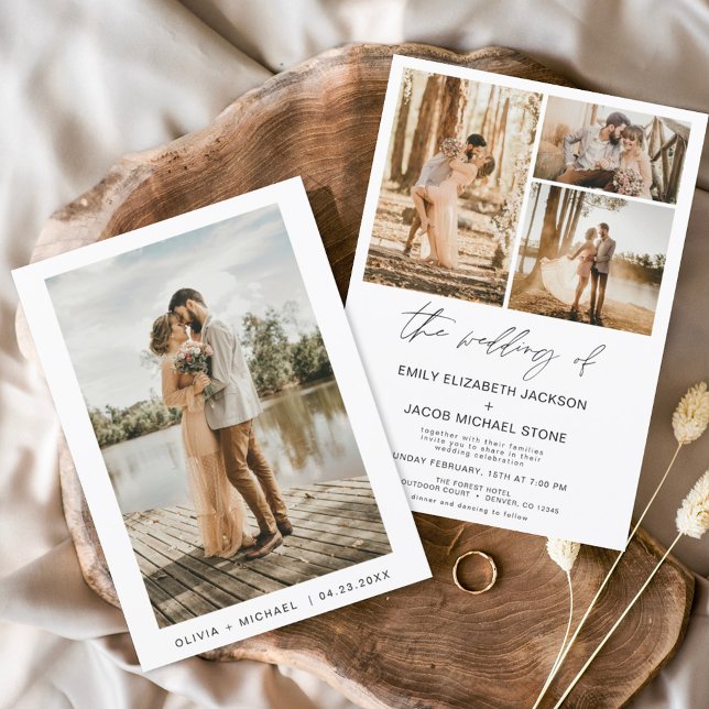 Lámina Boda de fotografía elegante Minimalista y moderno  (Subido por el creador)