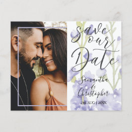 Lámina Boda de fotografía floral púrpura de Presupuesto