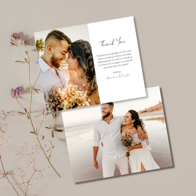 Lámina Boda de fotografía moderno de presupuesto Gracias (Subido por el creador)
