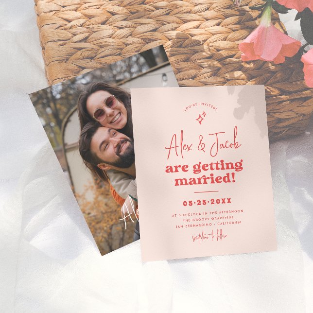 Lámina Boda de fotografía rosa y roja de Budget Groovy Sp (Subido por el creador)