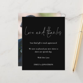 Lámina Boda de fotos de presupuesto Amor Gracias Script N