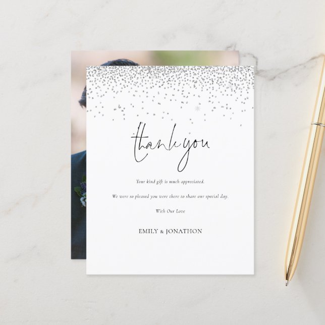 Lámina Boda de fotos de Purpurina Plata Presupuestaria Gr (Anverso/Reverso In Situ)