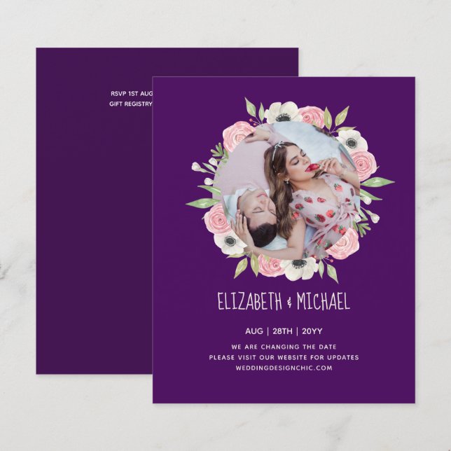 LÁMINA BODA DE FOTOS PRESUPUESTARIAS CAMBIAR LAS FECHAS (Anverso / Reverso)