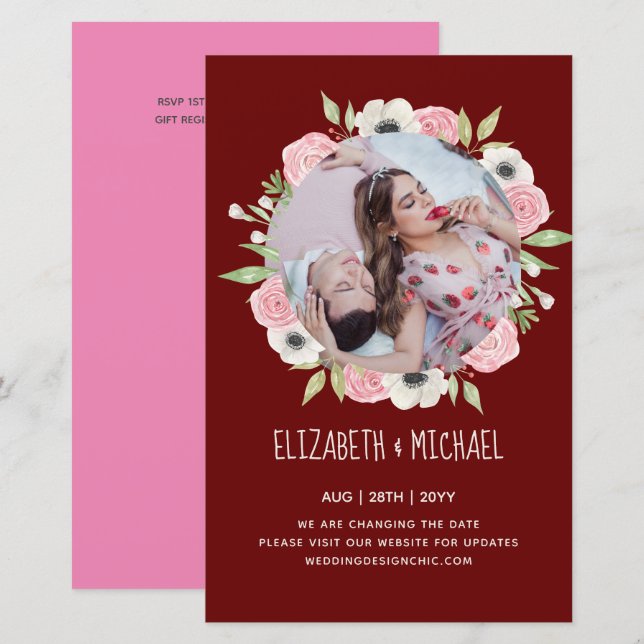 LÁMINA BODA DE FOTOS PRESUPUESTARIAS CAMBIAR LAS FECHAS (Anverso / Reverso)