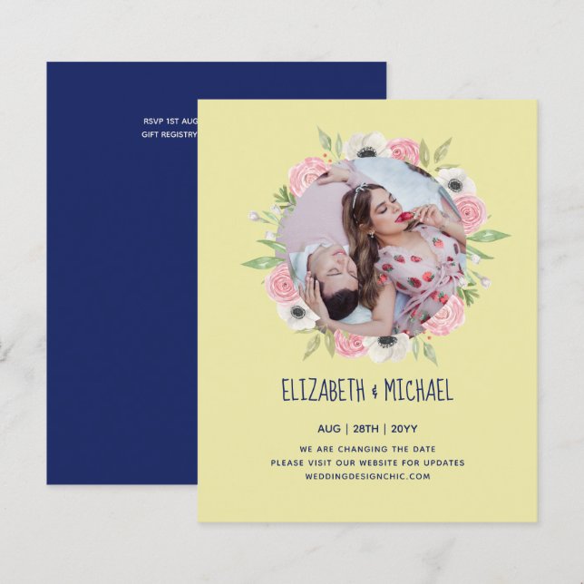 LÁMINA BODA DE FOTOS PRESUPUESTARIAS CAMBIAR LAS FECHAS (Anverso / Reverso)