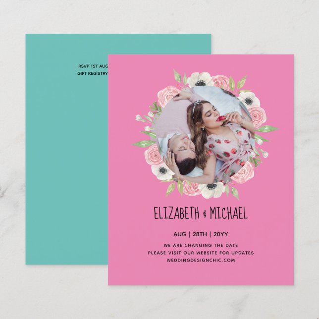 LÁMINA BODA DE FOTOS PRESUPUESTARIAS CAMBIAR LAS FECHAS (Anverso / Reverso)
