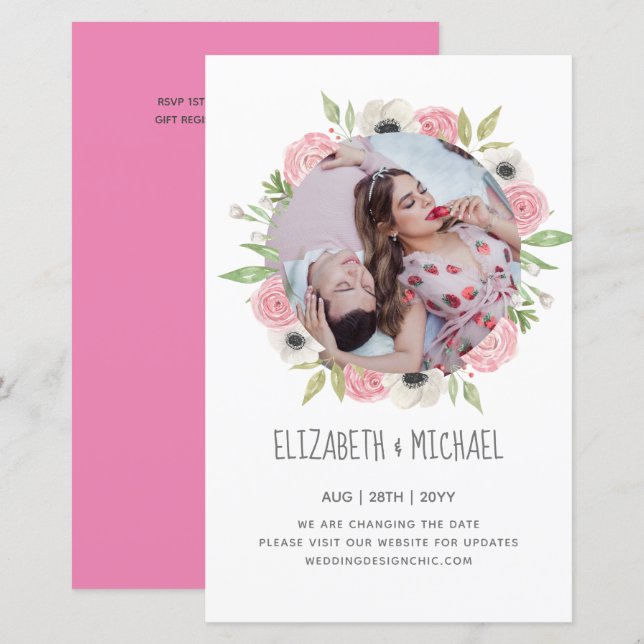 LÁMINA BODA DE FOTOS PRESUPUESTARIAS CAMBIAR LAS FECHAS (Anverso / Reverso)