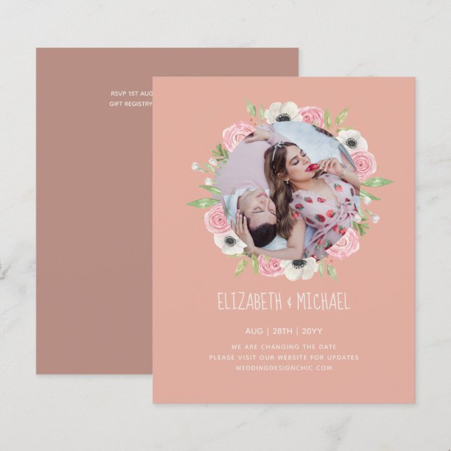 LÁMINA BODA DE FOTOS PRESUPUESTARIAS CAMBIAR LAS FECHAS (Anverso / Reverso)