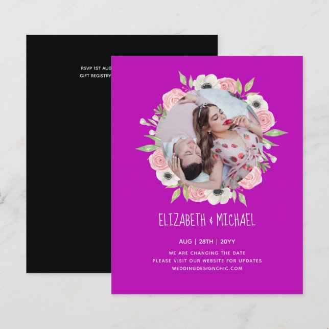 LÁMINA BODA DE FOTOS PRESUPUESTARIAS CAMBIAR LAS FECHAS (Anverso / Reverso)