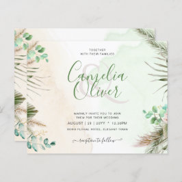 Lámina BODA de Grass Eucalyptus Pampas