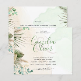 Lámina BODA de Grass Eucalyptus Pampas