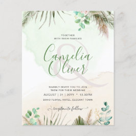 Lámina BODA de Grass Eucalyptus Pampas