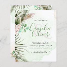 Lámina BODA de Grass Eucalyptus Pampas