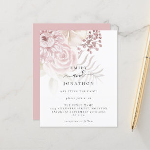 Lámina Boda de guiones informales de Budget Pink Florals