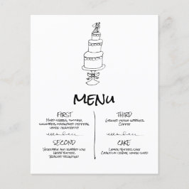 Lámina Boda de Ilustraciones Doodle en blanco y negro