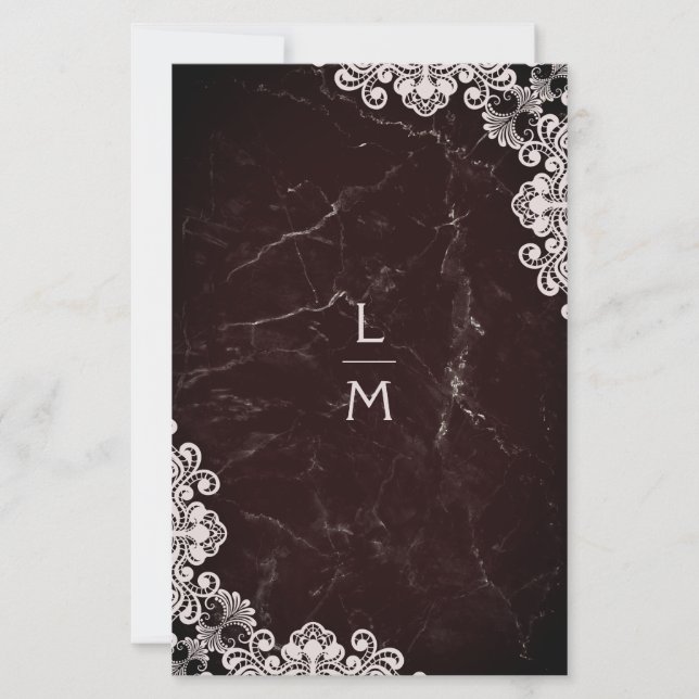 Lámina Boda de Iniciales Clásicas de menor efecto de enca (Anverso)