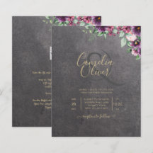 Boda de invierno con flores de Berry gris plateado