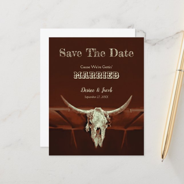 Lámina Boda de la Calavera del Oeste del Presupuesto Salv (Anverso/Reverso In Situ)