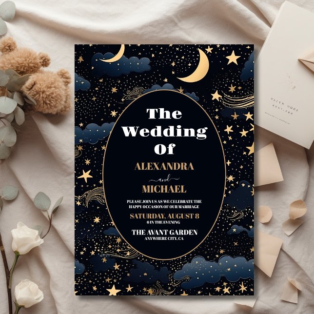 Lámina Boda de la Luna de las Estrellas Azules Celestes d (Subido por el creador)