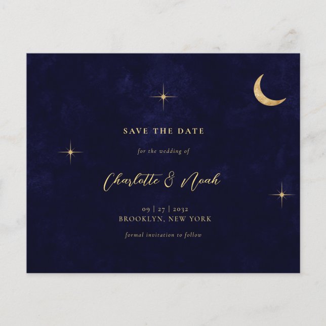 Lámina BODA de las Estrellas de la Luna de Oro Celestial  (Anverso)