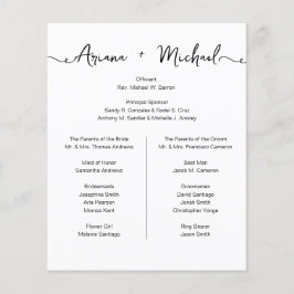 Lámina Boda de lista de Personalizado de Moda simple de E