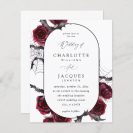 Lámina Boda de los murciélagos de Halloween de la Rosa Ro