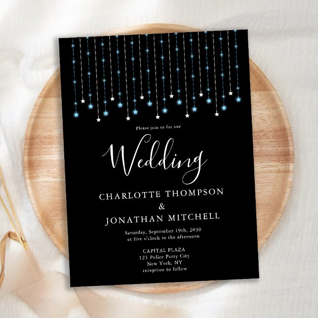 Lámina Boda de luces de cadena de las estrellas de plata  (Subido por el creador)