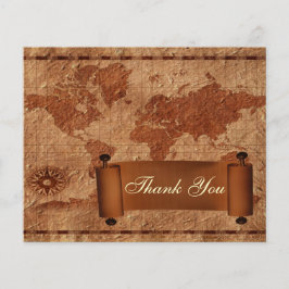 Lámina Boda de Mapa de Vintage Presupuestario