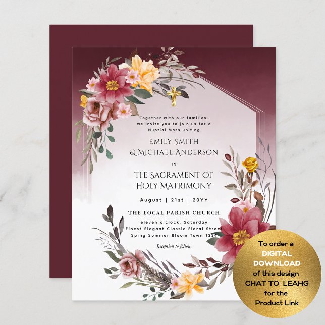 Lámina Boda de Masa Nupcial de la Iglesia Ortodoxa Borgoñ (Subido por el creador)