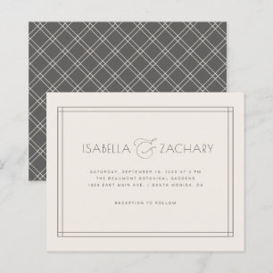Lámina Boda de mecanografía y tipografía Minimalista de p