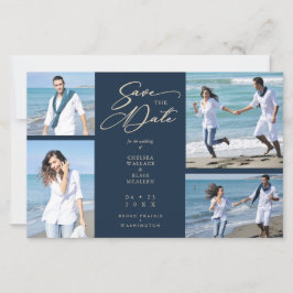 Lámina Boda de moda de la marina barata 4 fotos