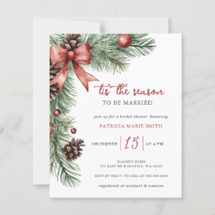 Lámina Boda de Navidad con Presupuesto Es la Temporada de