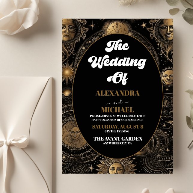 Lámina Boda de oro negro celeste presupuestal (Subido por el creador)