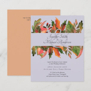 Lámina BODA de otoño del presupuesto