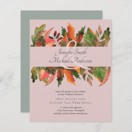 Lámina BODA de otoño del presupuesto