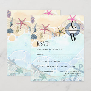 Lámina Boda de playa RSVP Destino Náutico Costero