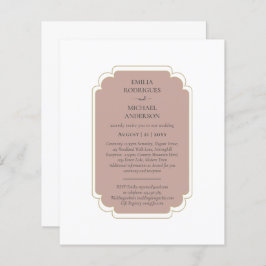 Lámina Boda de presupuesto bilingüe de la Boda española