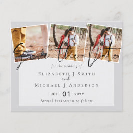 Lámina Boda de presupuesto de tendencias de color gris mo