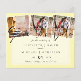 Lámina Boda de presupuesto de tendencias de color gris mo