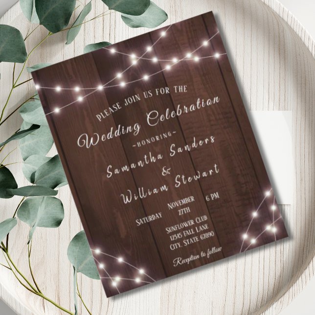 Lámina Boda de presupuesto Rústica de las cadenas de made (Subido por el creador)