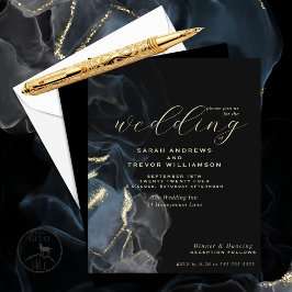 Lámina Boda de presupuesto Tinta de alcohol gris azul tur