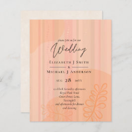 Lámina Boda de resumen moderno japonés escandinavo