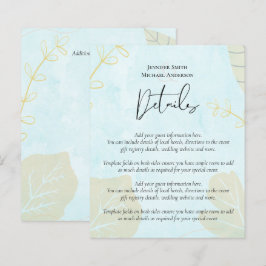 Lámina Boda de resumen moderno japonés escandinavo