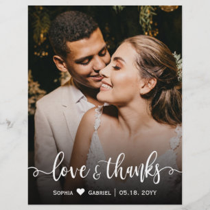 Lámina Boda de Salud y Bienvenida. Gracias.