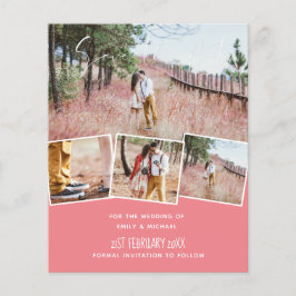 Lámina Boda de tendencias Color Pink BUDGET Guardar las f