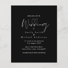 Lámina BODA de tendencias presupuestarias colores NEGRO y