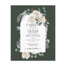 Boda de Verdor de Rosas Blancas Esmeraldas