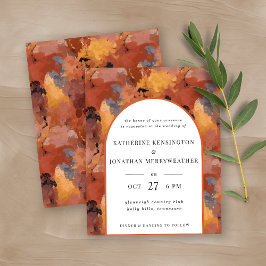 Lámina Boda del Arco de Terracota Boho Moderno de Presupu