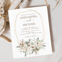 Lámina Boda del Boho Eucalyptus de Presupuestos